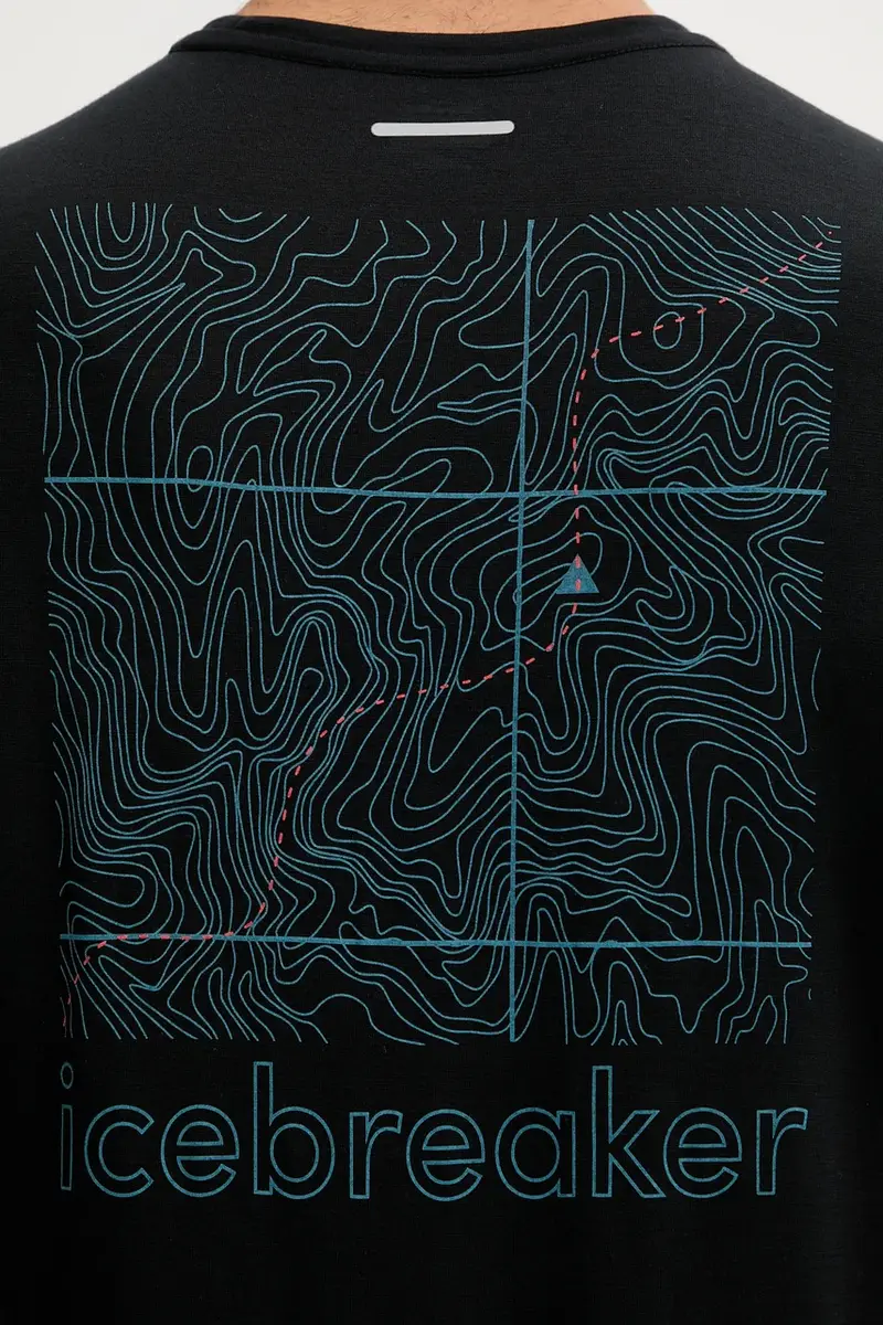 Icebreaker T-shirt Uomo Nero 3644906 miniatura 5