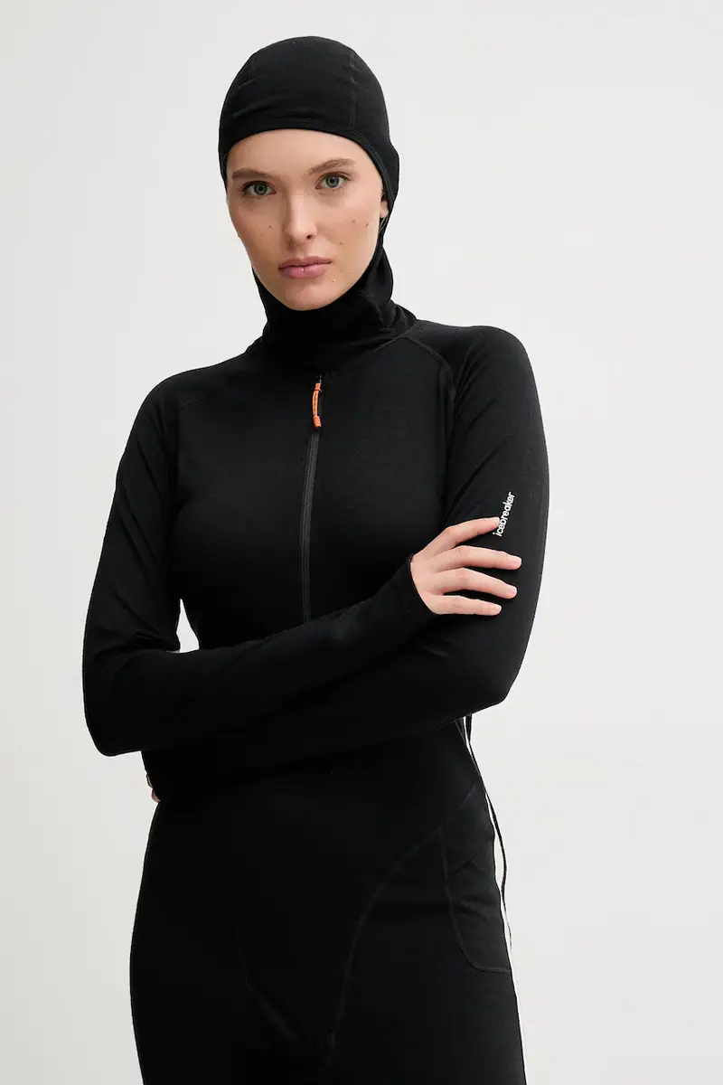 tuta funzionale Merino 200 Oasis colore nero IB0A57D50JE1 miniatura 4