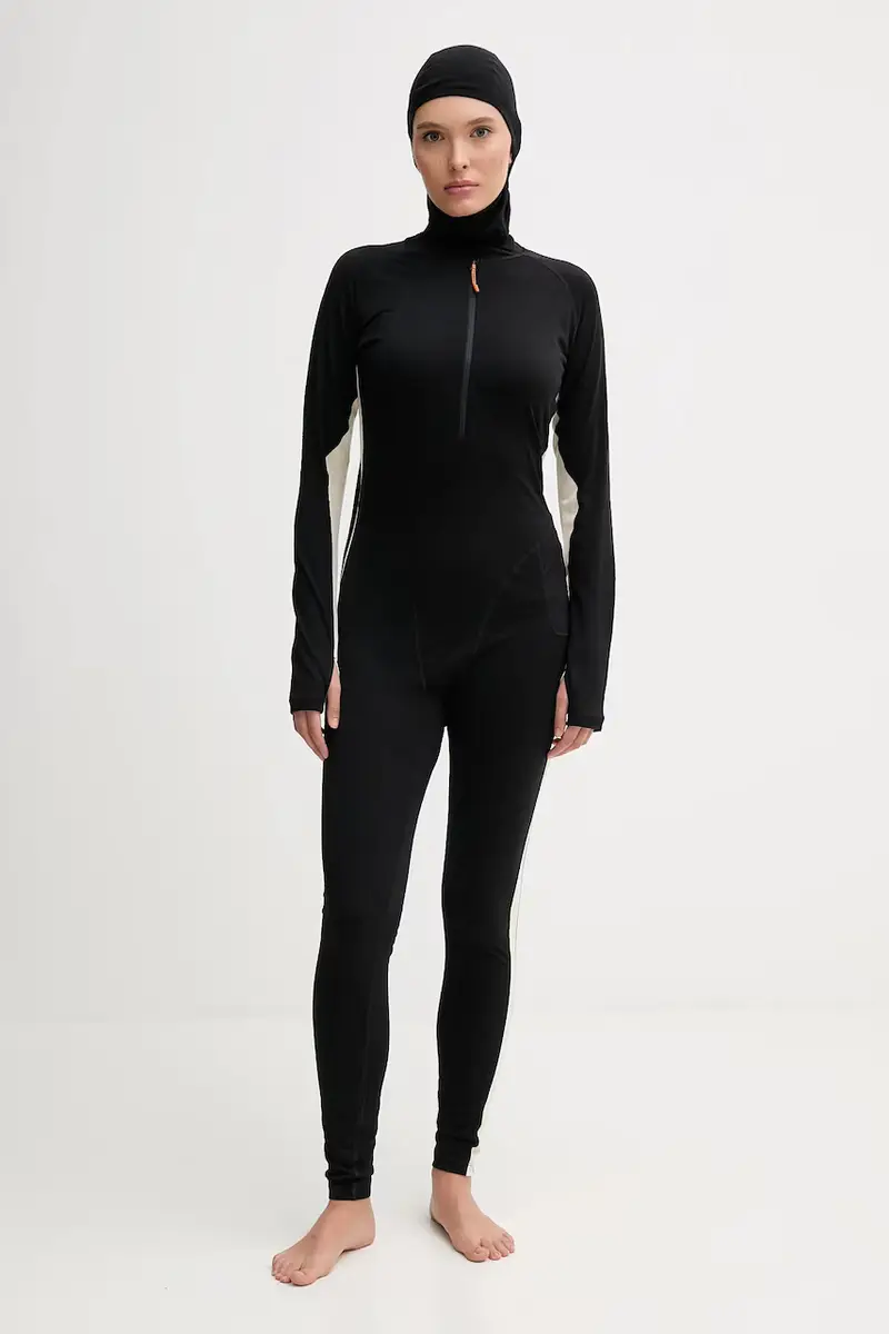 tuta funzionale Merino 200 Oasis colore nero IB0A57D50JE1