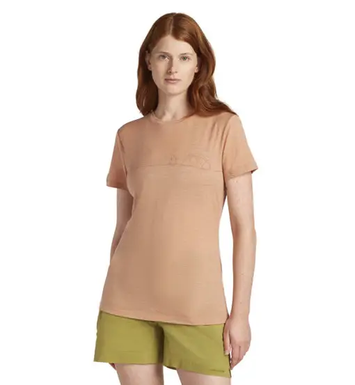 Icebreaker T-shirt Donna Arancione 2484939