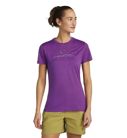 Icebreaker T-shirt Donna Viola 2486908