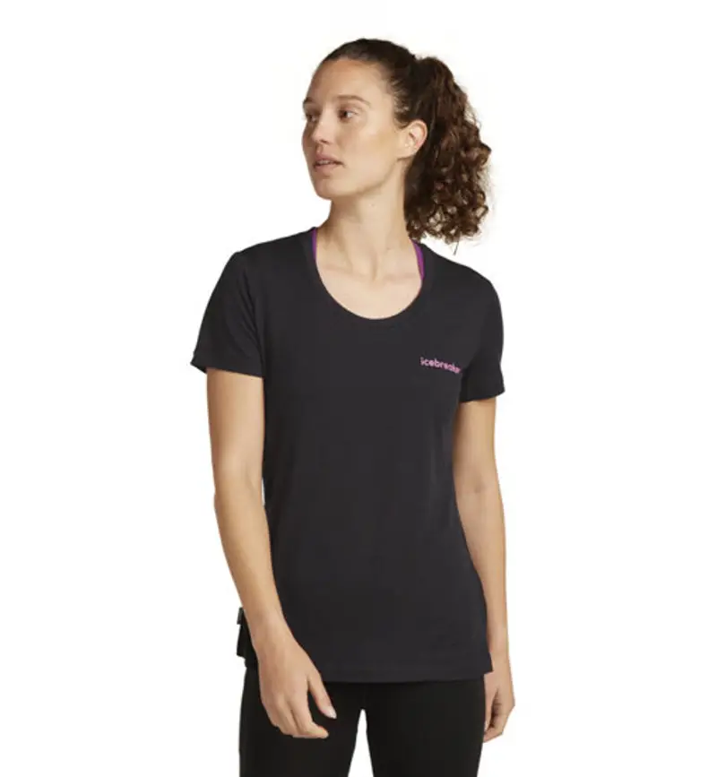 Icebreaker T-shirt Donna Nero 2406066