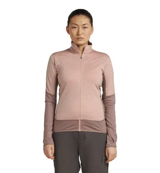 W Merino 300 RealFleece™ Descender - felpa in pile - donna Light Pink