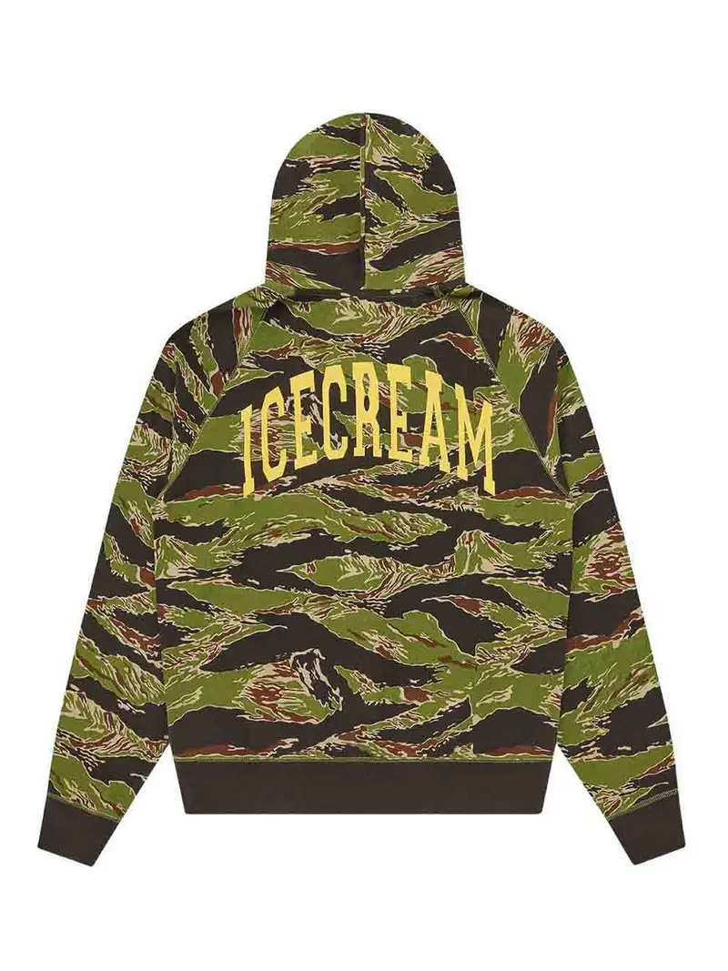 Felpa con cappuccio in cotone Marrone