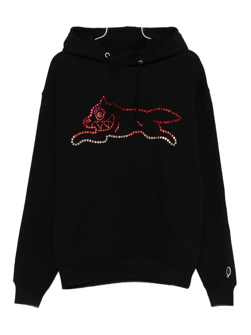 Felpa con cappuccio Nero