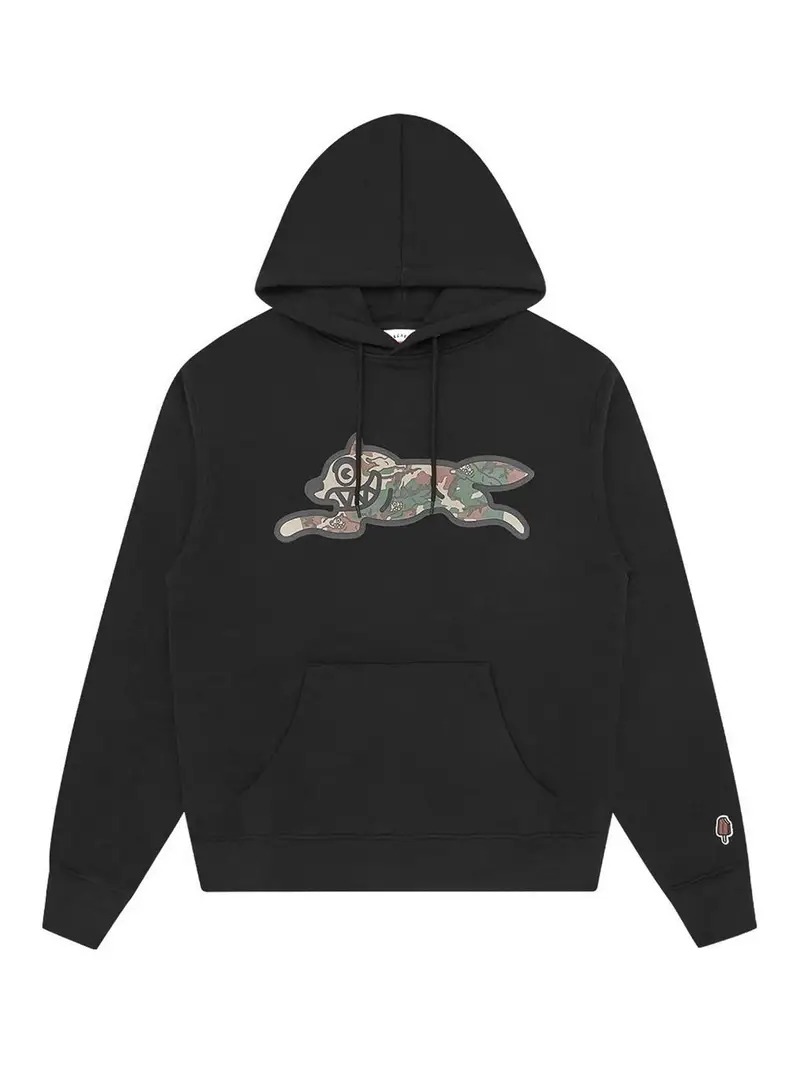 Felpa con cappuccio Nero