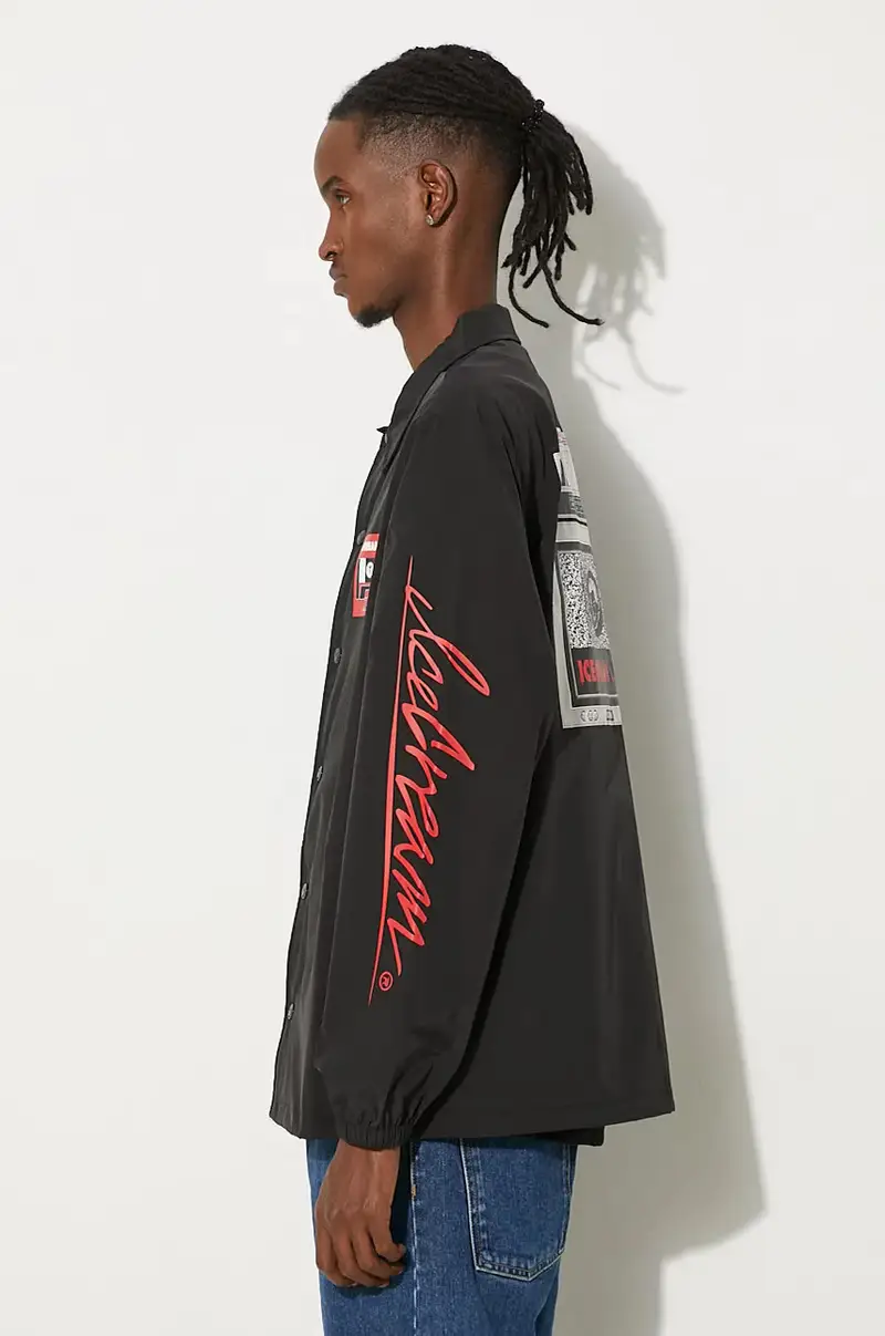 giacca Ictv Coach Jacket uomo colore nero IC24305 miniatura 2