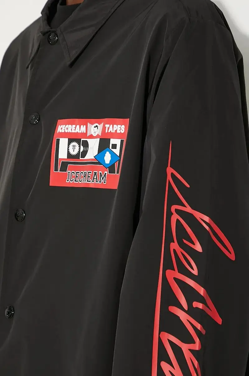 giacca Ictv Coach Jacket uomo colore nero IC24305 miniatura 4