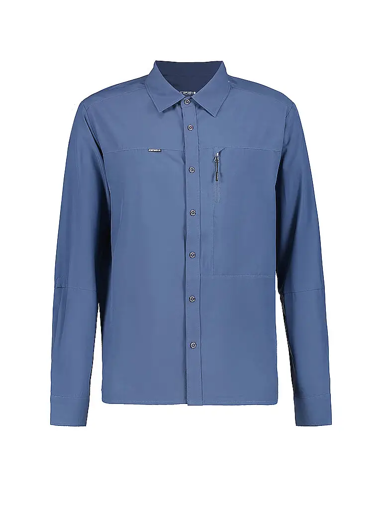 Camicia da uomo Brohman Uni blu | 48