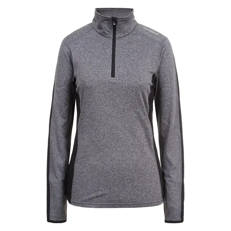 Felpa In Pile Falkner Grigio Melange Nero Donna XL