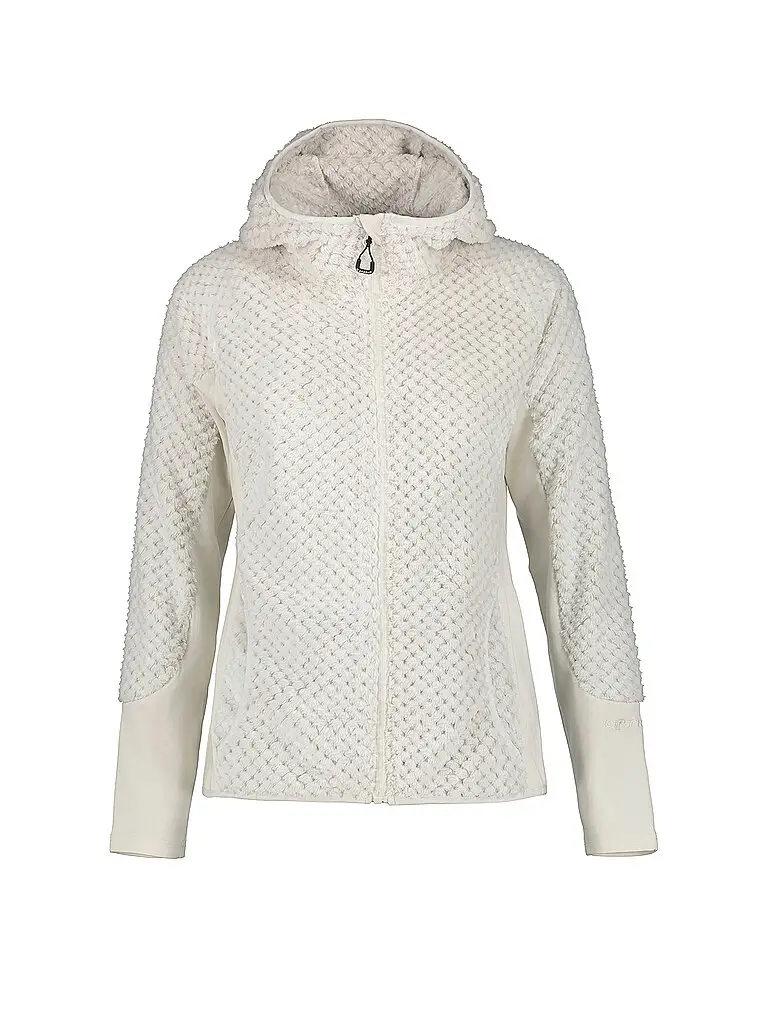 Giacca in pile da donna Daisetta con cappuccio bianco | L