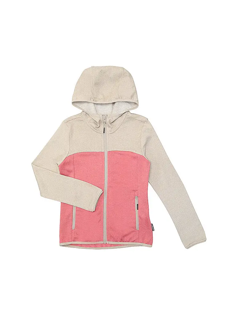 Giacca in pile da ragazza Kamenz beige/rosa beige | 116