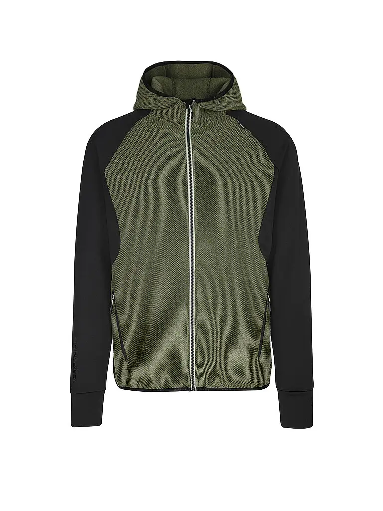 Giacca in pile da uomo Baltimore Hoodie oliva | S