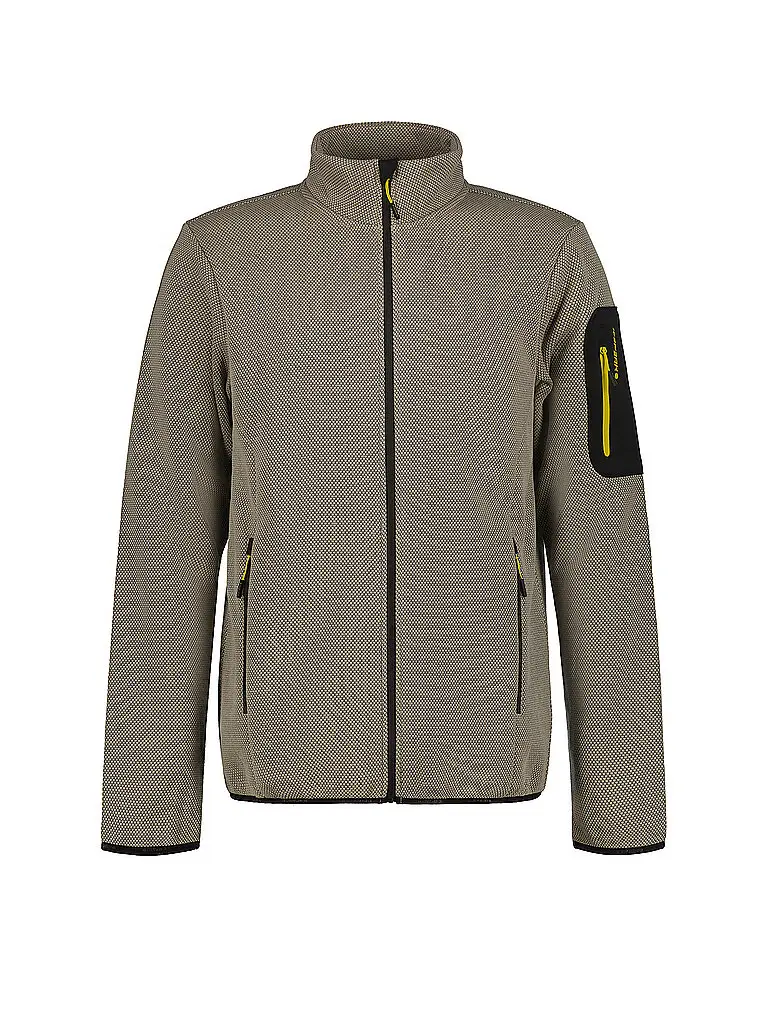 Giacca in pile da uomo Bredstedt marrone chiaro | L