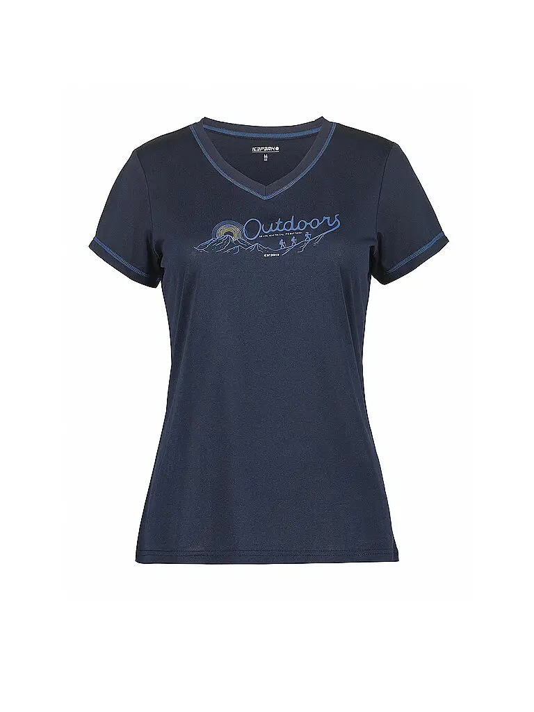 Maglietta funzionale da donna Burnham blu | S