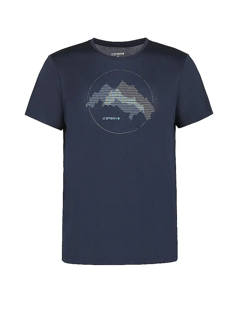 Maglietta funzionale da uomo Bearden blu | M