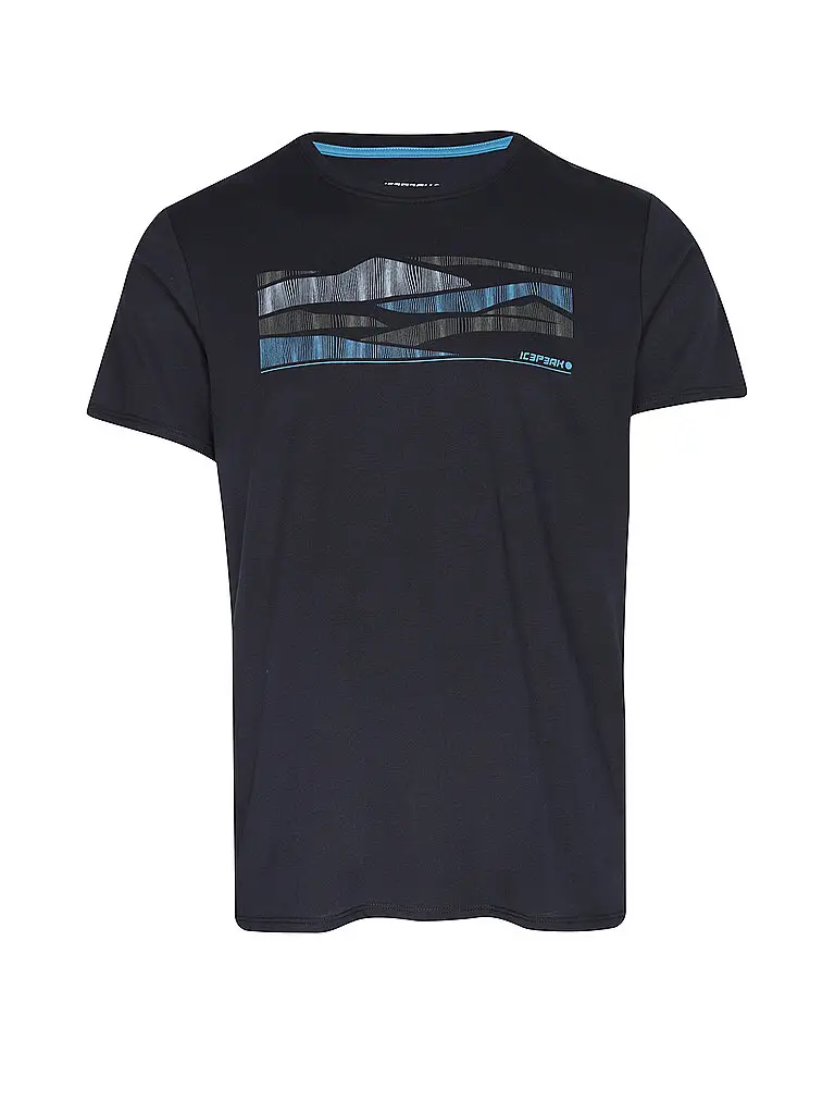 Maglietta funzionale da uomo Beeville blu | M