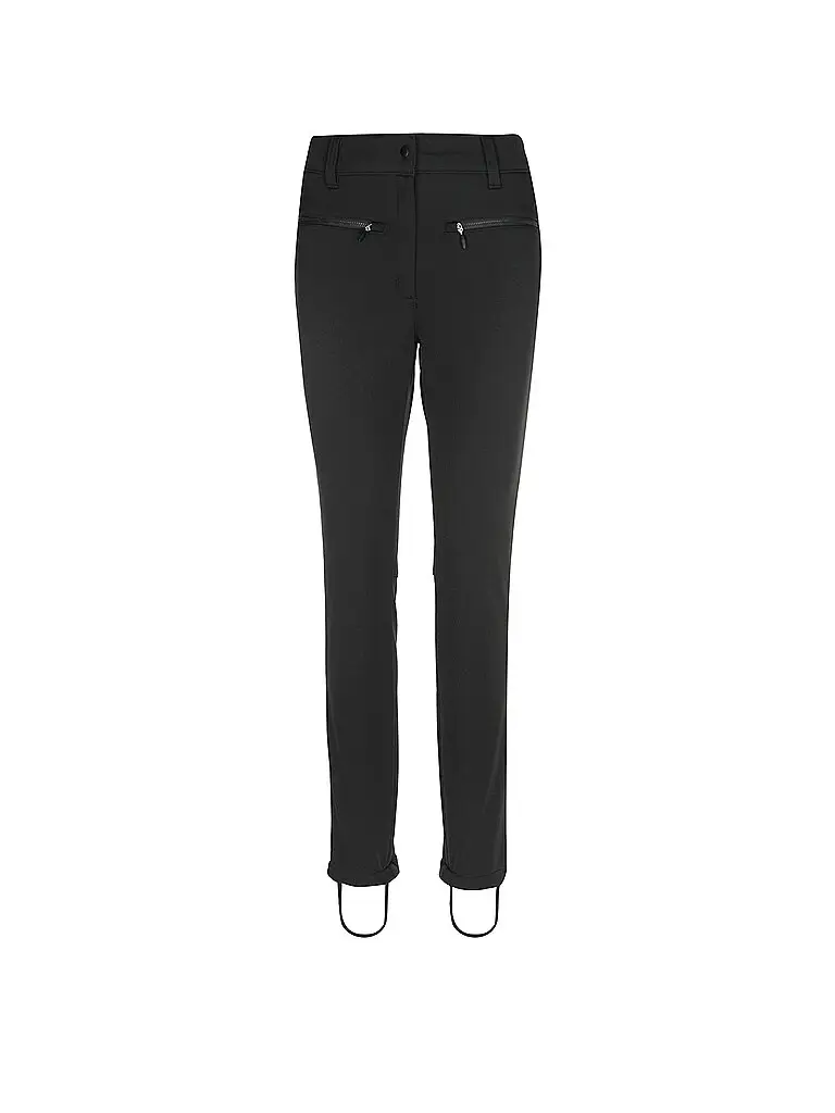 Pantaloni da sci softshell da donna Enigma nero | 44