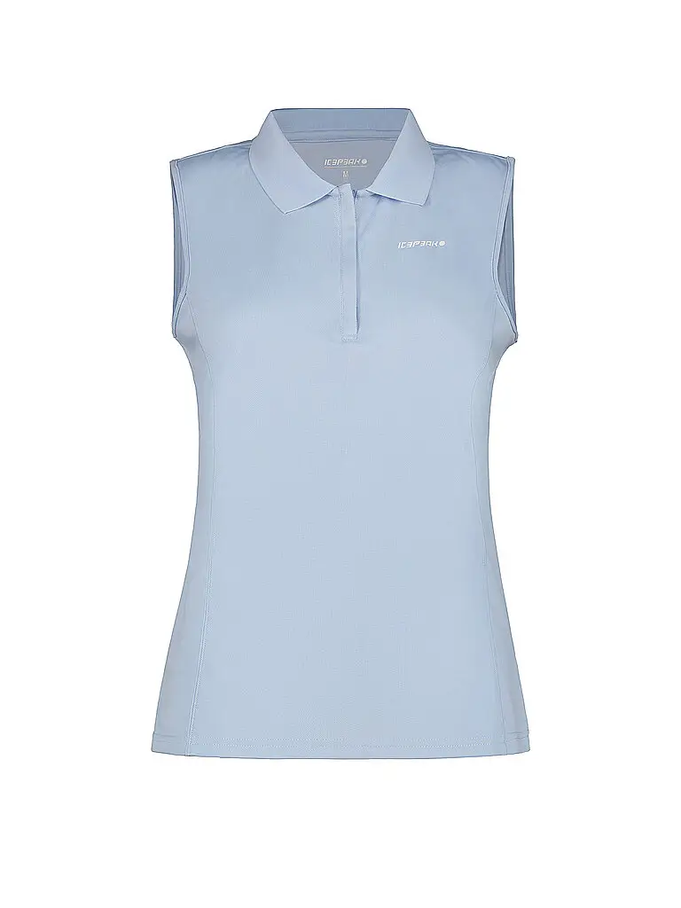Polo funzionale da donna Tank Bazine azzurro | S