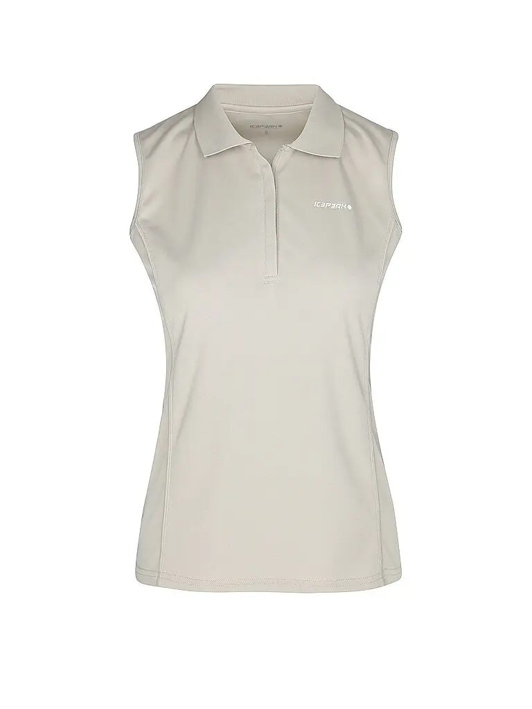 Polo funzionale da donna Tank Bazine beige | S