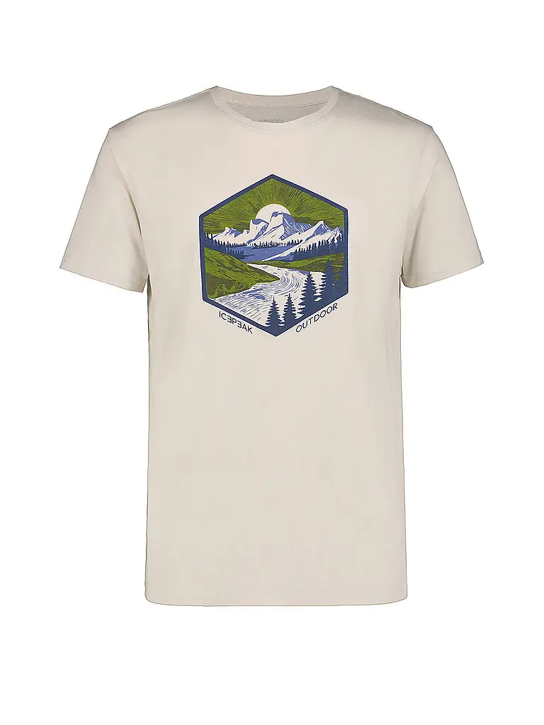 T-Shirt da uomo Mosbach bianco | S