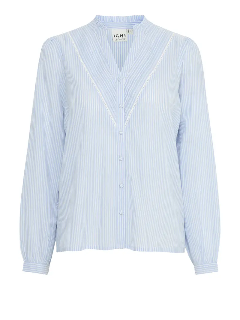 camicia casual ichi da donna - grigio
