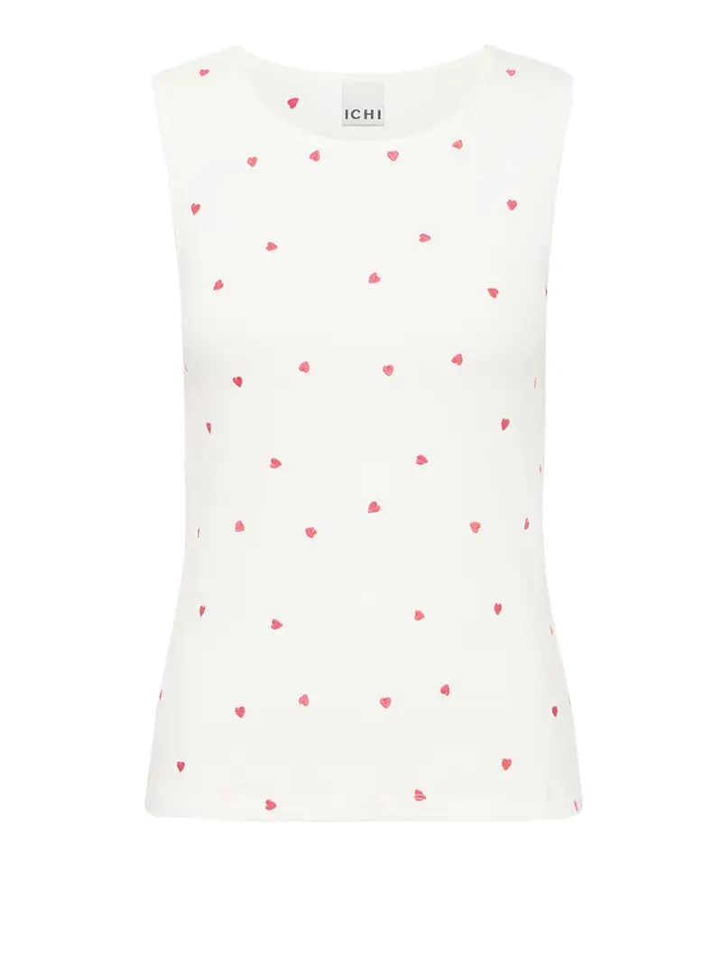 canotta ichi ihpalma da donna - bianco