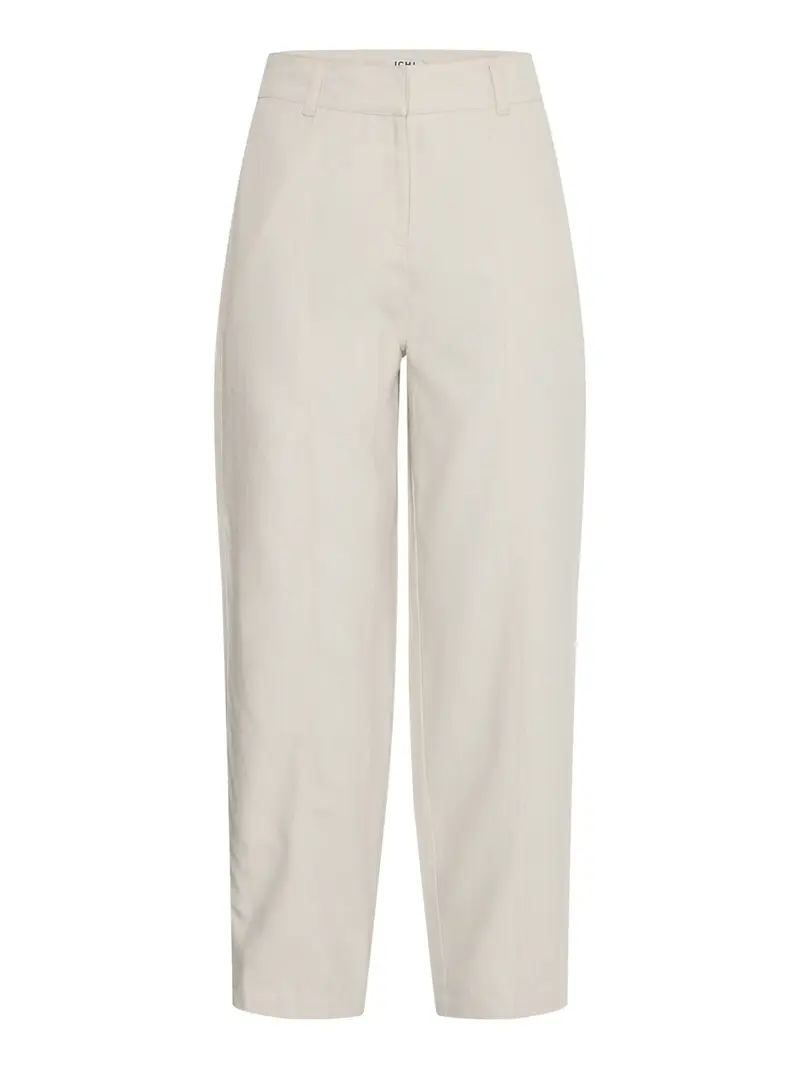 pantalone chino ichi da donna - bianco