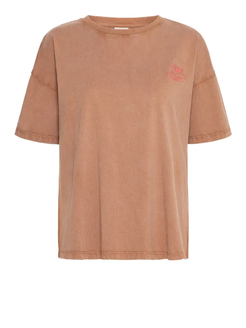 Ichi T-shirt Donna Marrone 2493112