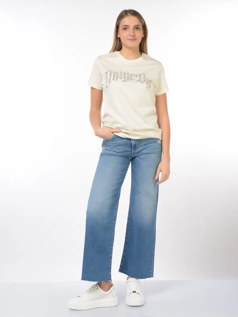 jeans da donna Icon Denim Angie con rotture Blu miniatura 2