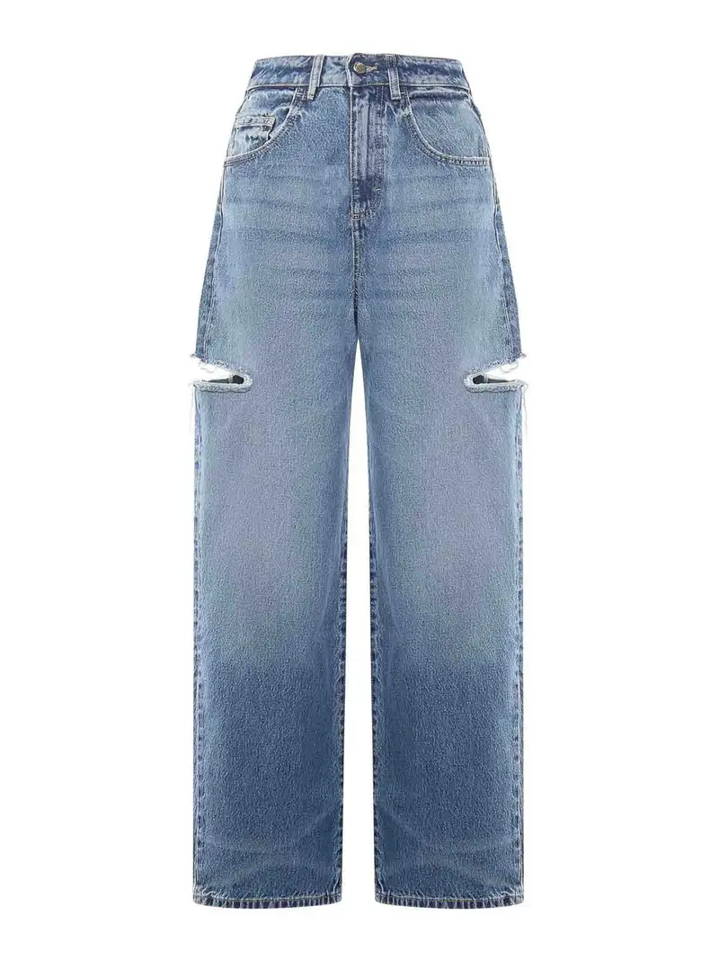 Jeans in cotone papavero Blu scuro