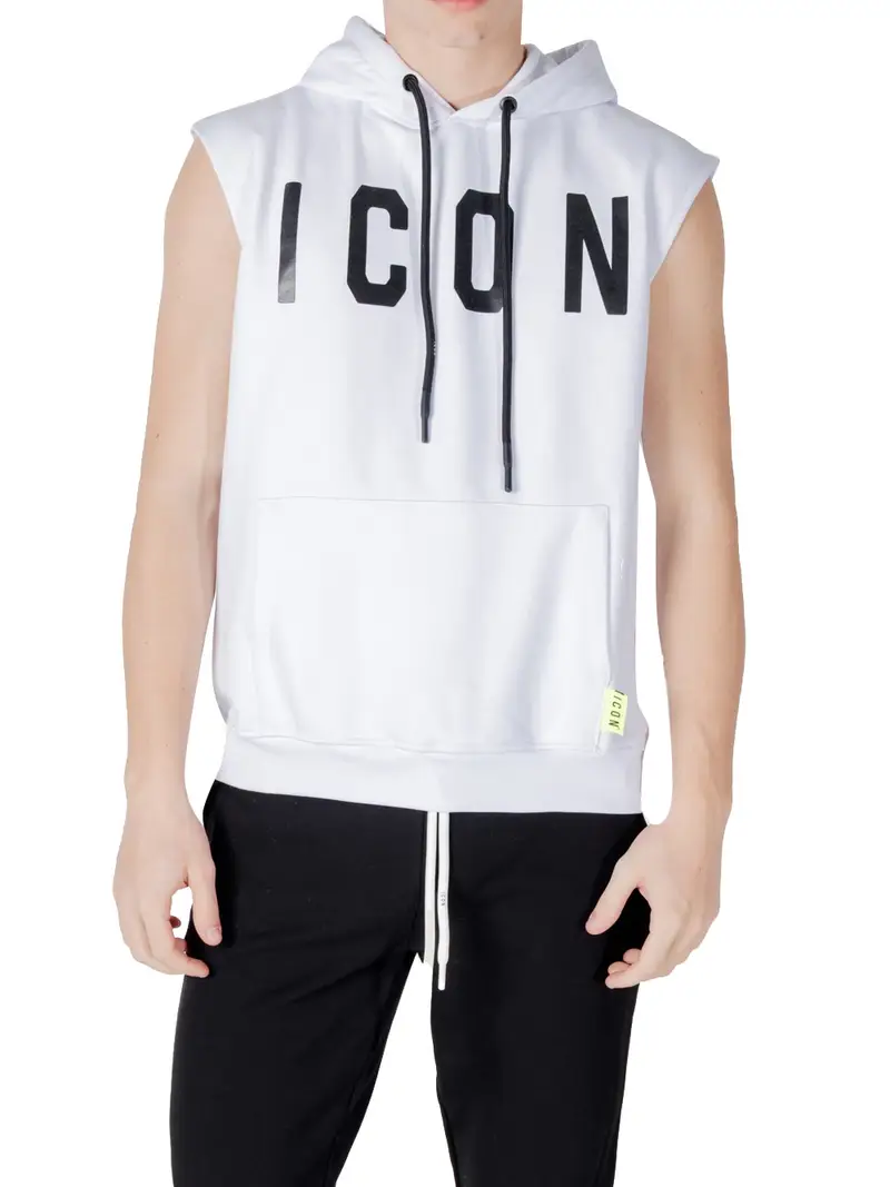 felpa cappuccio icon da uomo - bianco