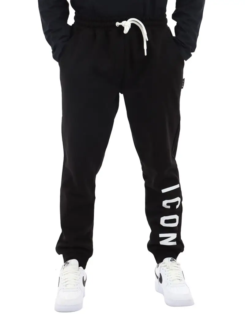 pantalone tuta icon da uomo - nero