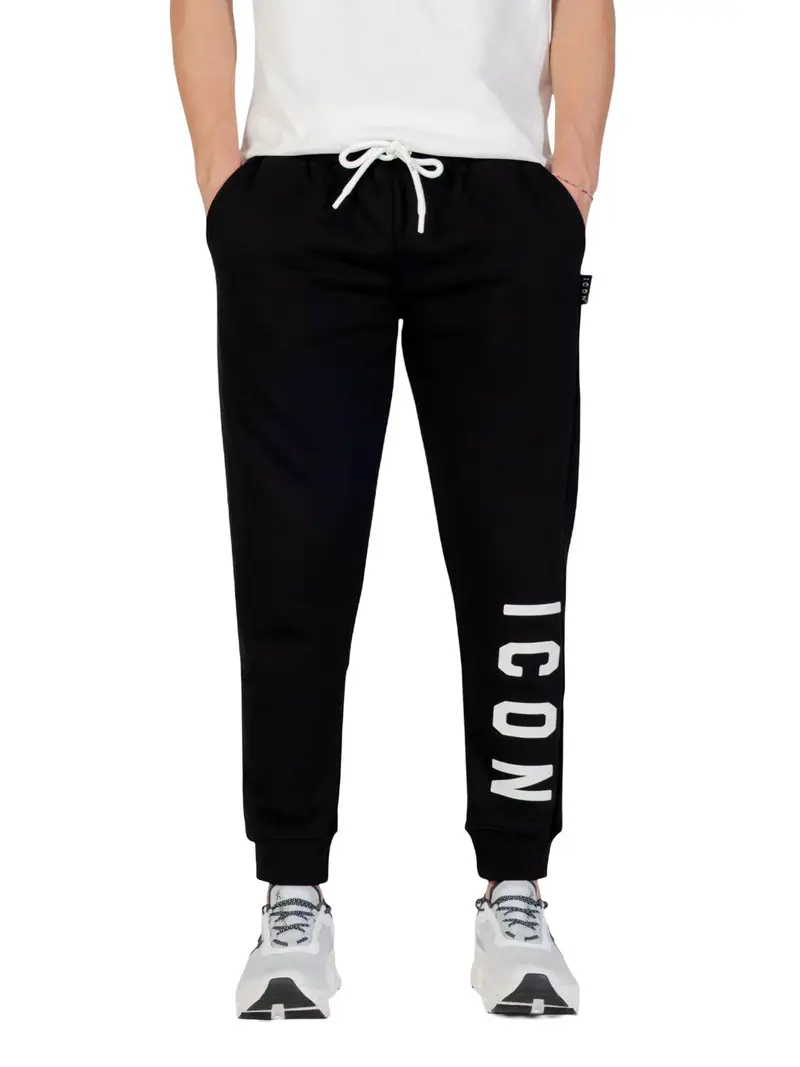pantalone tuta icon da uomo - nero