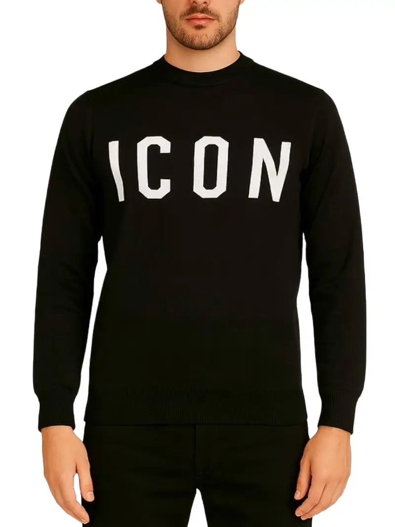 pullover icon da uomo - nero