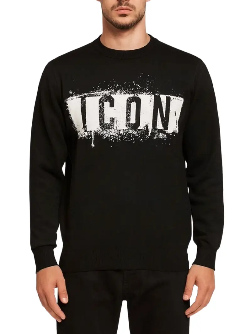 pullover icon da uomo - nero