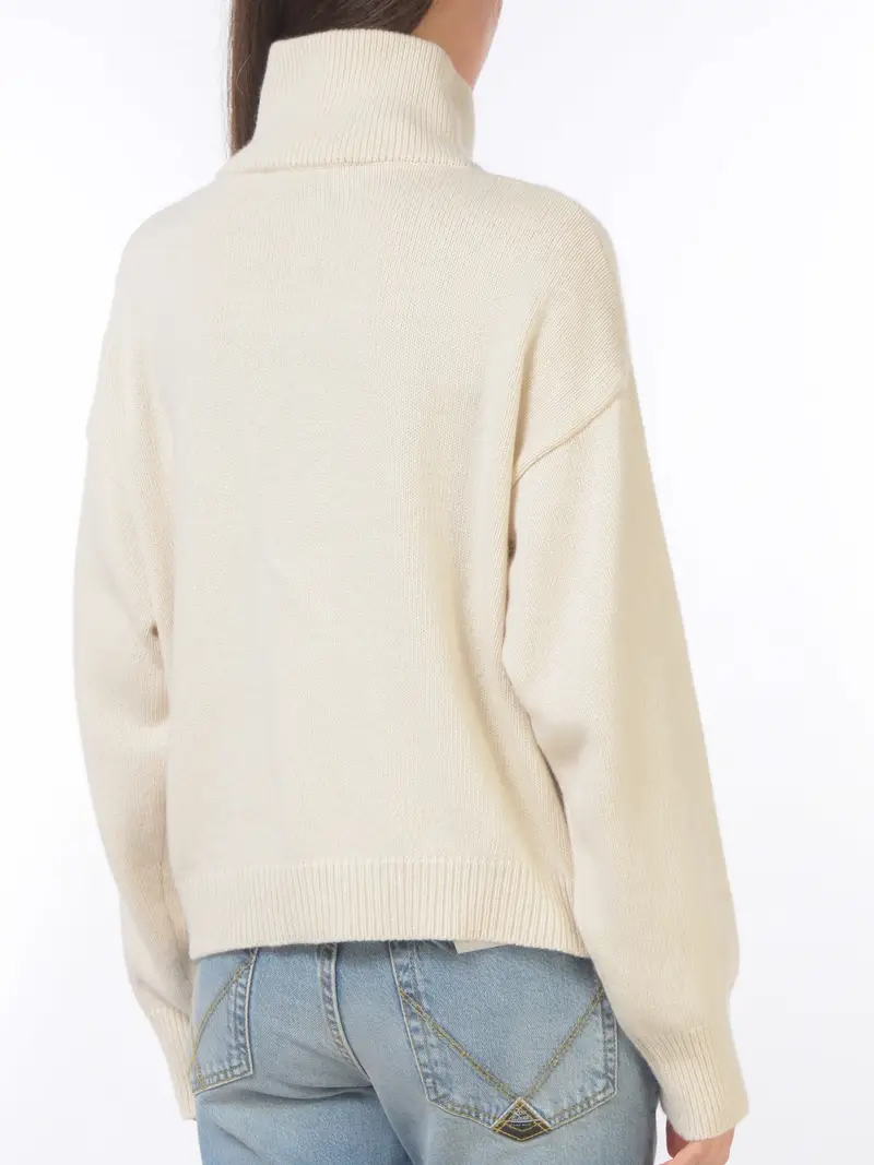 maglia da donna Icona By Kaos con bottoni e tasche BEIGE