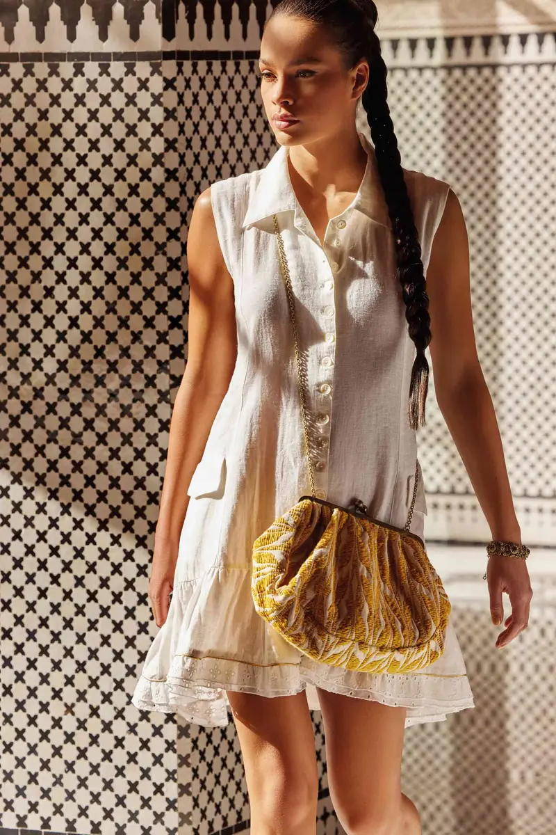 ABITO CAMICIA LINO EMILY | Colore Bianco |