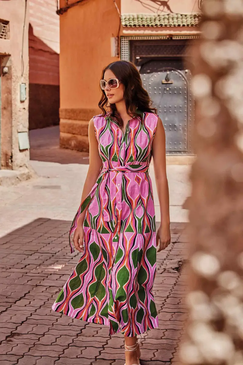 ABITO CAMICIA LUNGO IRIS | Colore Multi |