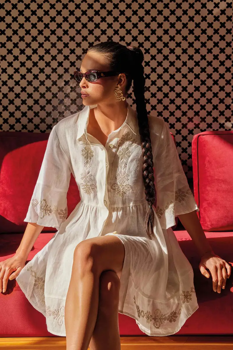 ABITO CAMICIA SANDRA | Colore Bianco |