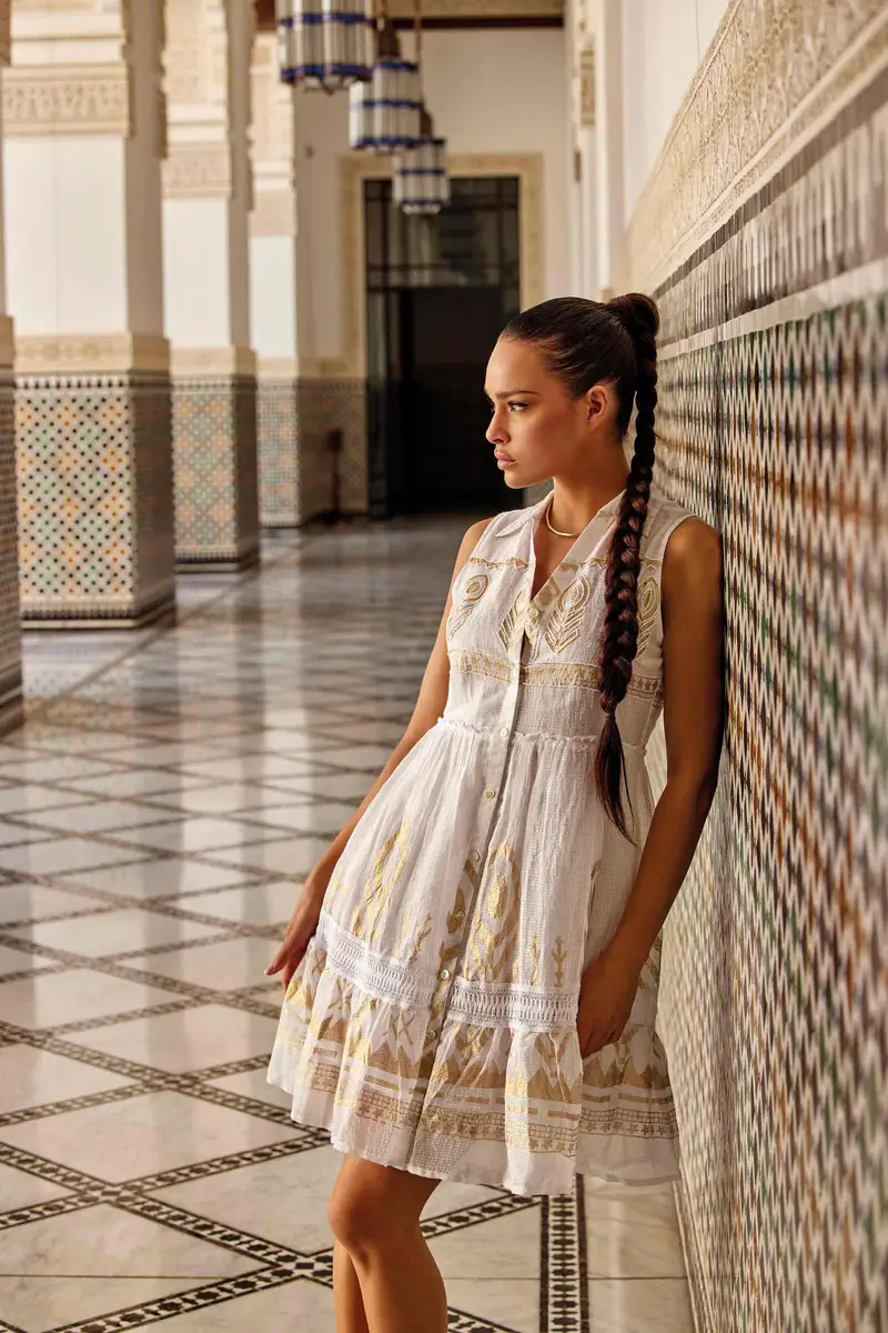 ABITO CAMICIA SMANICATO ELSA | Colore Bianco |