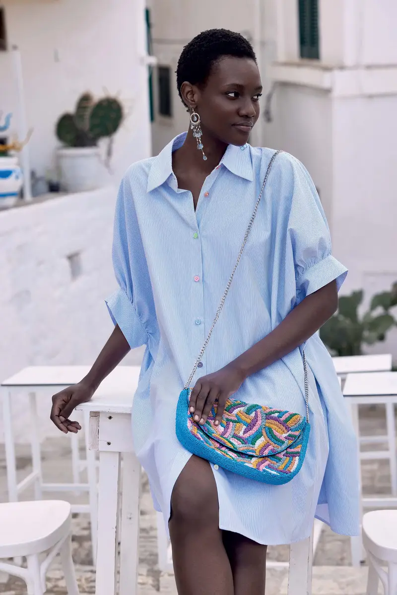 ABITO CAMICIA TALIA | Colore Light Blu |