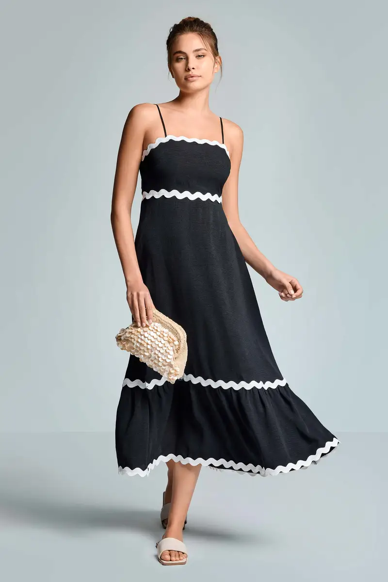 ABITO LUNGO DOLLY | Colore Nero |