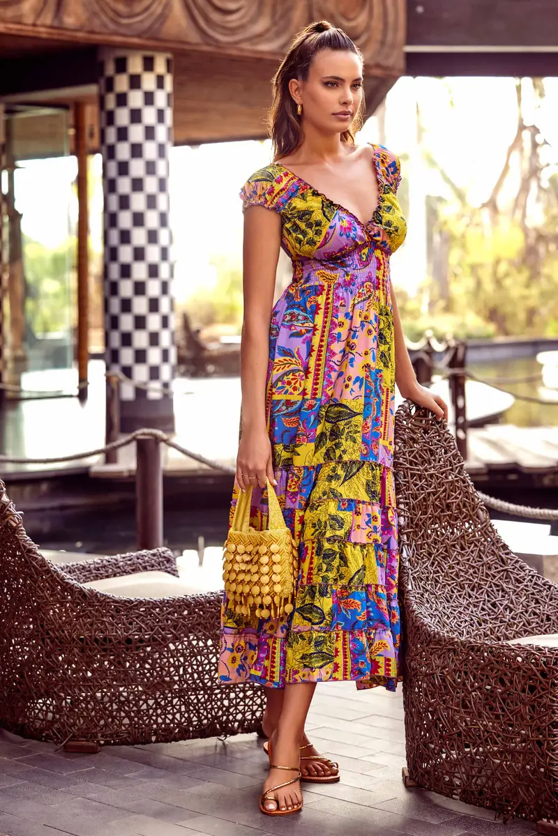 ABITO LUNGO LIDIA | Colore Multi |