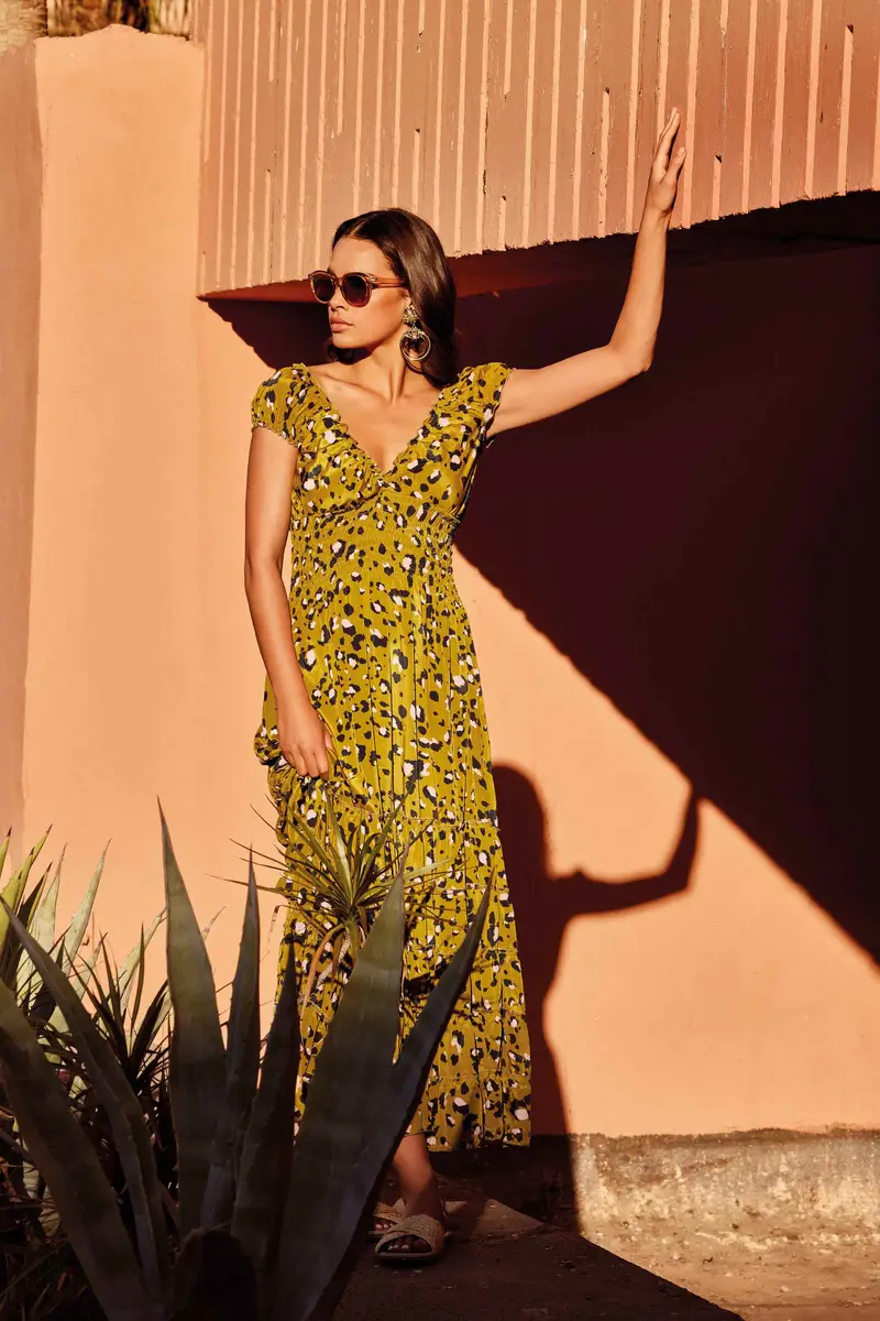 ABITO LUNGO MACULATO CACHI | Colore Multi |