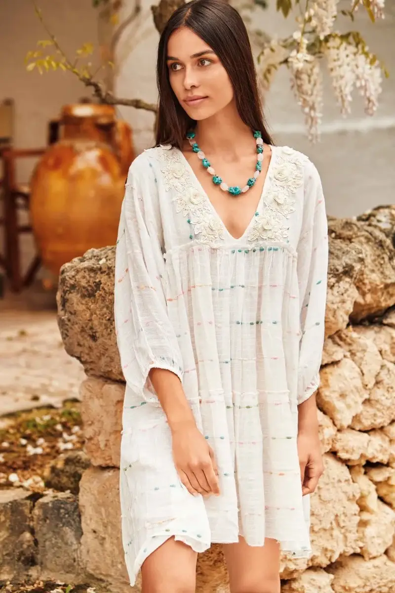 ABITO RICAMI LILY | Colore Multi |