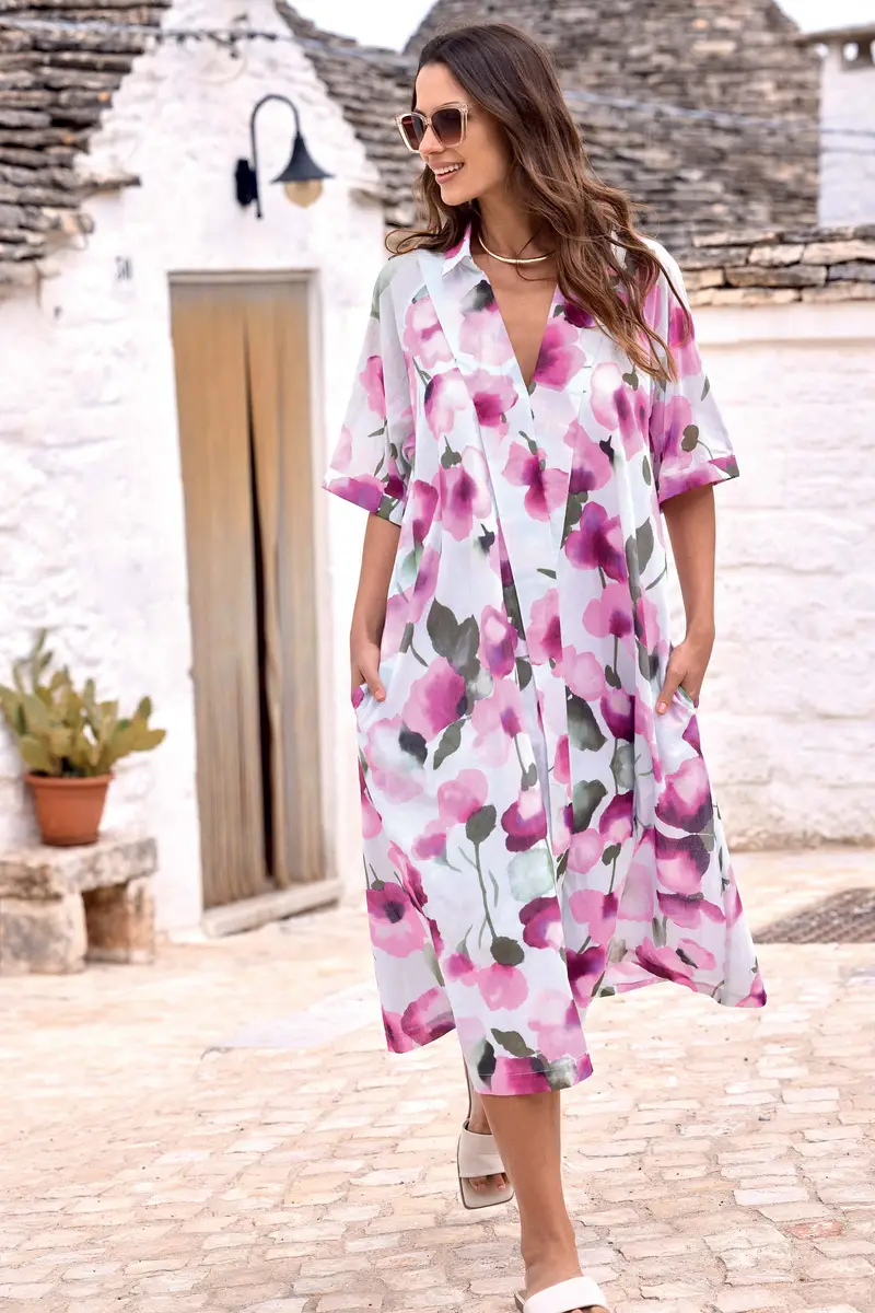 CAFTANO LUNGO AMELIE | Colore Multi |