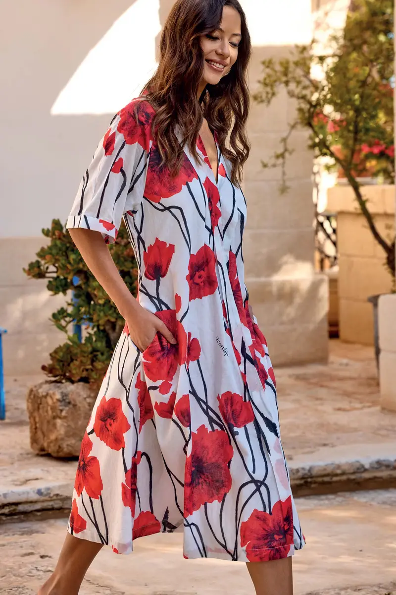 CAFTANO LUNGO ELLA | Colore Multi |