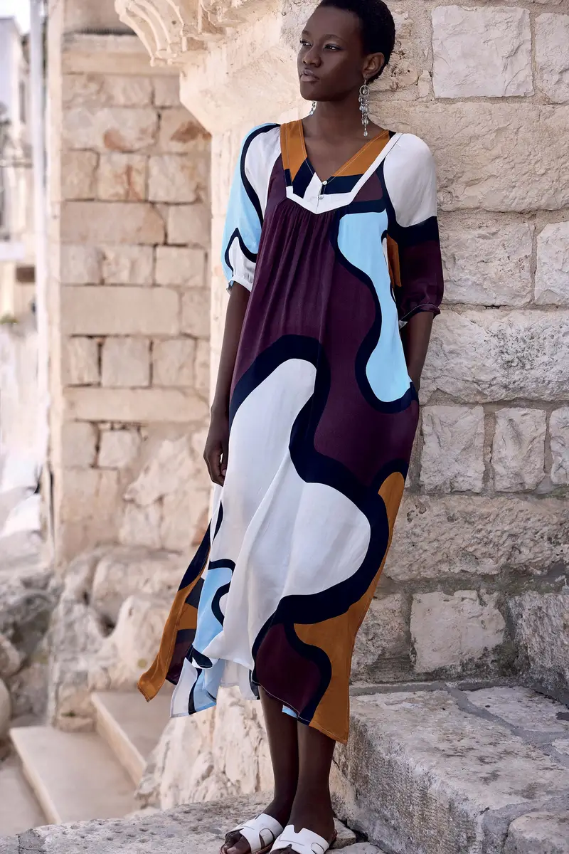 CAFTANO LUNGO MARILU | Colore Multi |