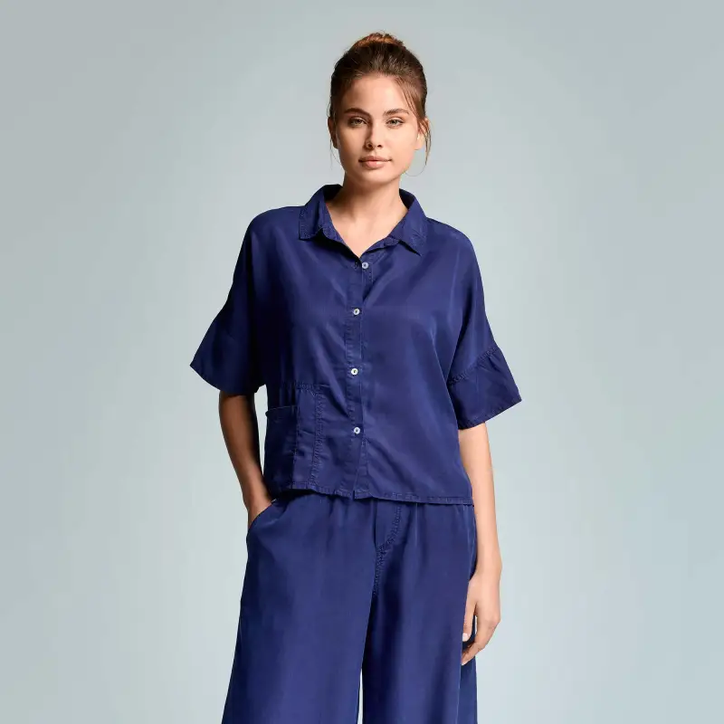 CAMICIA DELIA | Colore Navy Blu |